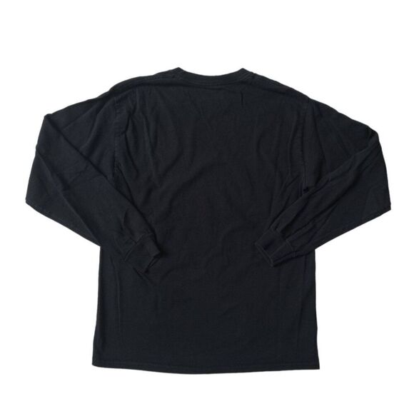 Gildan Ultra Cotton Black Southside True Graphic Long Sleeve Tee Men's Medium - Picture 3 of 12